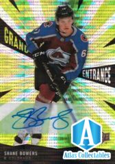 2020-21 Upper Deck Allure Grand Entrance Green Auto RC - Shane Bowers #G